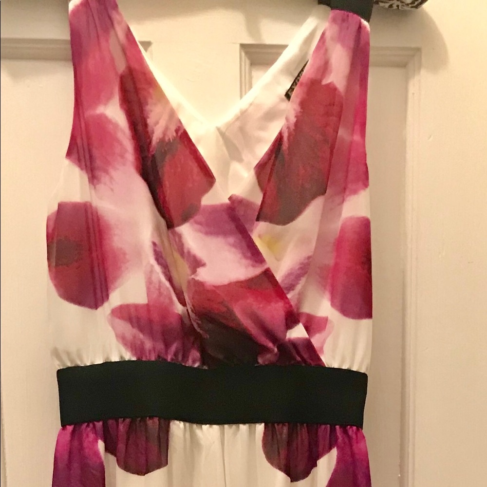 Express maxi dress. Tropical print